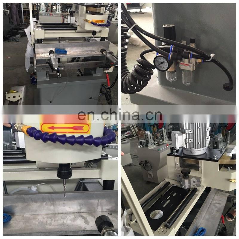 Single head aluminum profile holes milling and drilling machine
