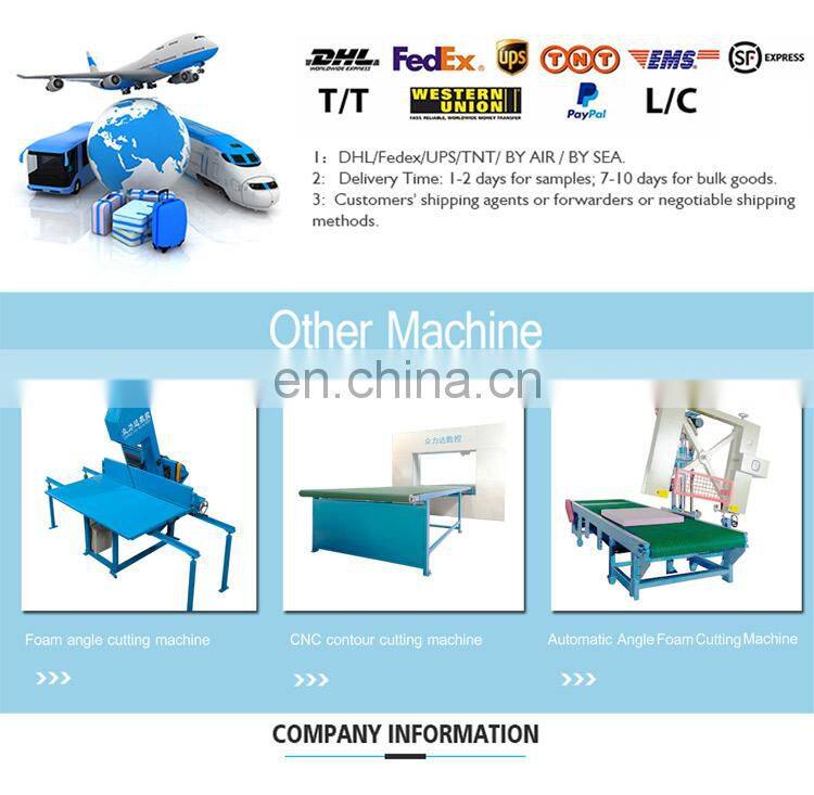 2018 best quality cnc eva polyurethane foam cutting machine