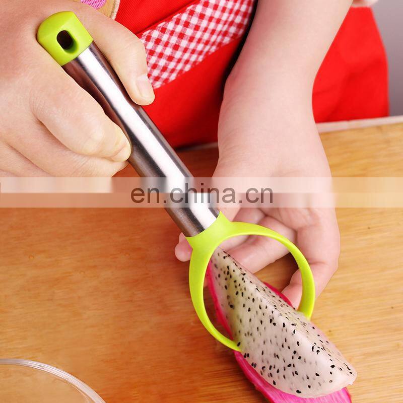 3pcs/set Stainless Steel Melon Baller Scoop & Carving Knife & Fruit Peeler Multi-functional Fruits Tools Set