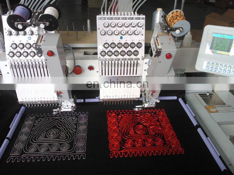 Single head computerized hat embroidery machine flat cap embroidery