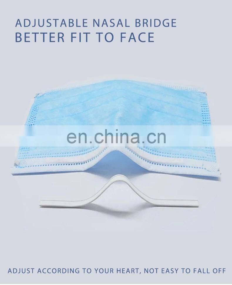 Manufacturer Disposable Face Shield Earloop Facemask Black Medical Facemask