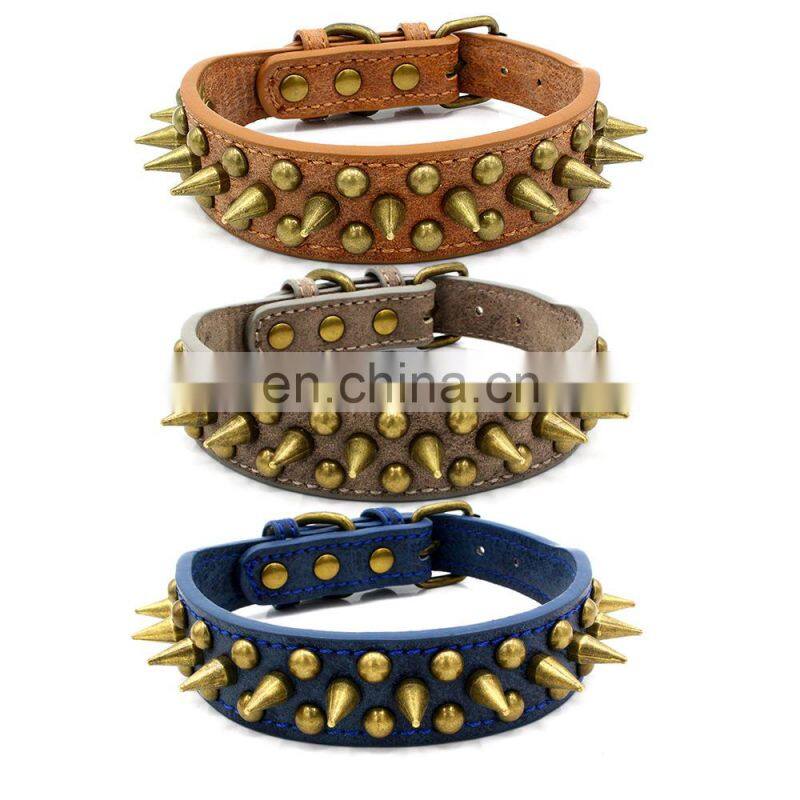 Wholesale Manufacturer Custom Luxury Dog Spike Collar