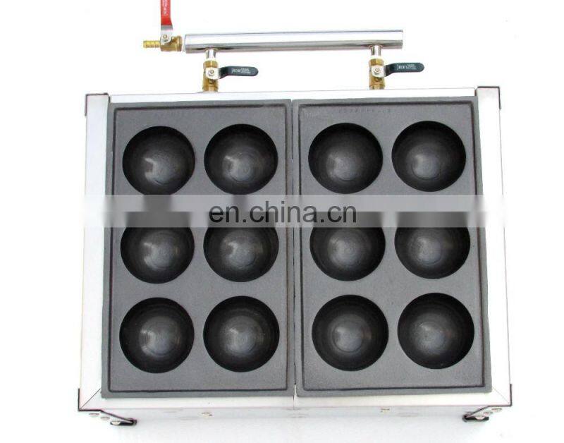 snack food machinery LPG takoyaki maker kaya ball machine takoyaki pan gas maker for sale