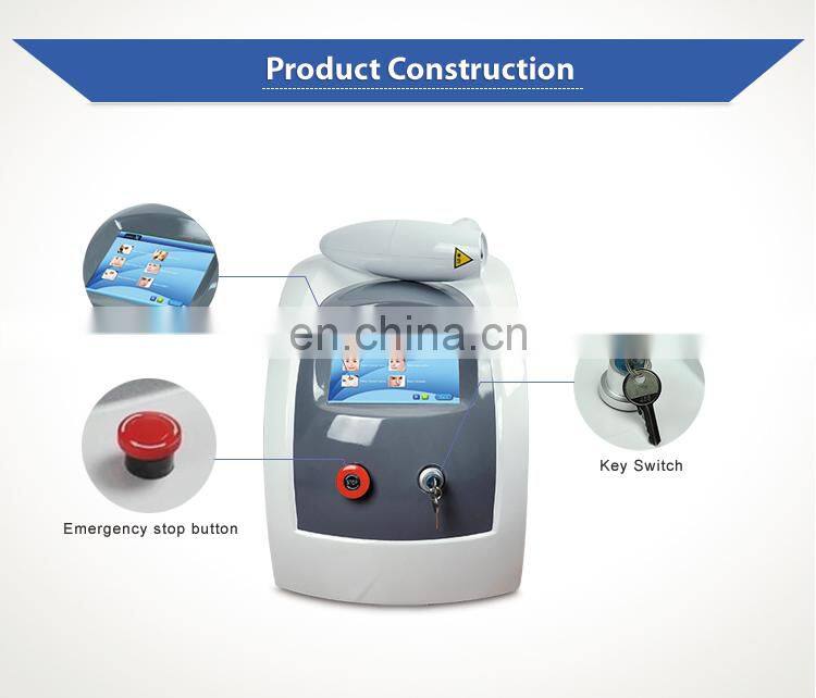 New portable q switched alexandrite laser / laser alexandrite for vascular removal