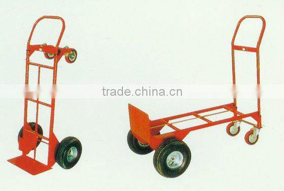 high quality specification standard two wheels convenient Multi-function stainless platform hand trolley ht1413 load 100kg