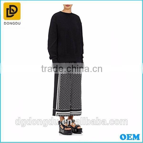 2016 Spring Fashion Wholesale 100% Cotton Long Sleeve Plain Women Blank Hoodies