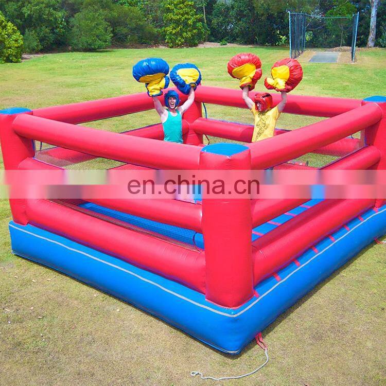 Best Outdoor Small Kids Inflatable Boxing Ring With Glove For Sale Inflatable Boxing Ring Bouncer House For Kids