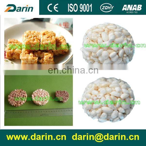 Puffed rice candy cake production line/ popcorn ball forming machine