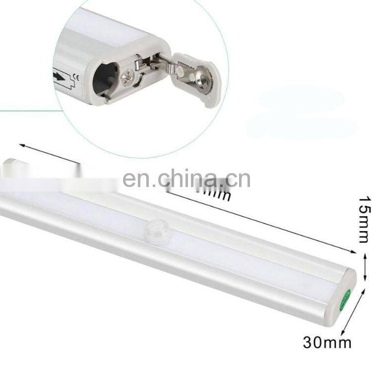 2021 hot sell amazon led under cabinet light automatic motion sensor night lights 6leds motion sensor closet night light