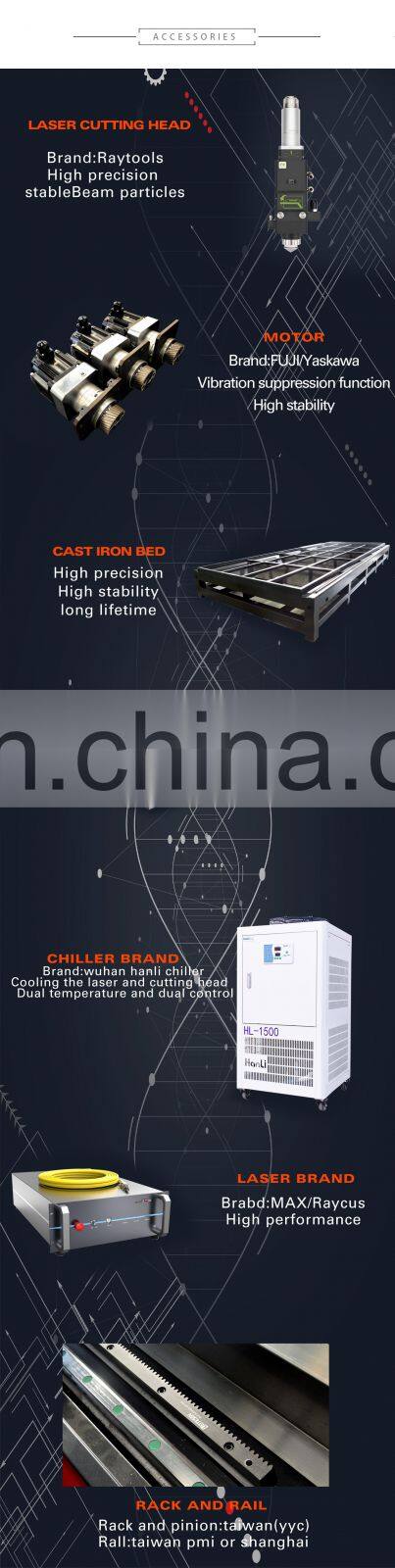 Free training fiber laser cutting machine with CE certification