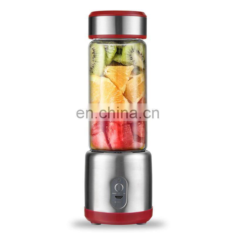 Personal 450ml USB Rechargeable Blender Six Blades Portable Blender