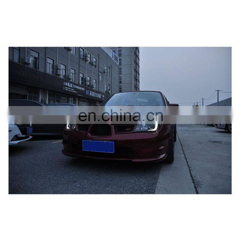 C Style DRL High bright Tuning Headlamp for 9th Subaru WRX 2005-2008