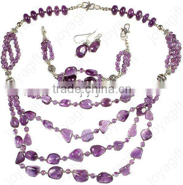 Pray Amthyst Gemstone Bracelets