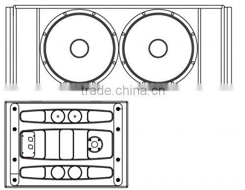 RS18 subwoofer, trade assurance, dual 18-inch passive subwoofer