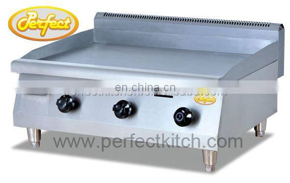 commercial kitchen gas griddle / flat plate gas griddle