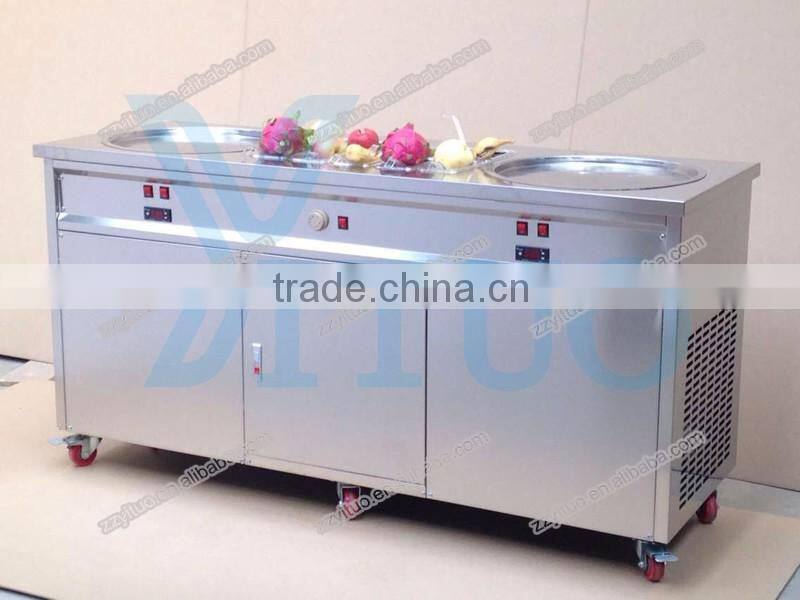 Fried ice cream Machine, Thailand Fry Ice Cream Machine, Ice cream Making Machine