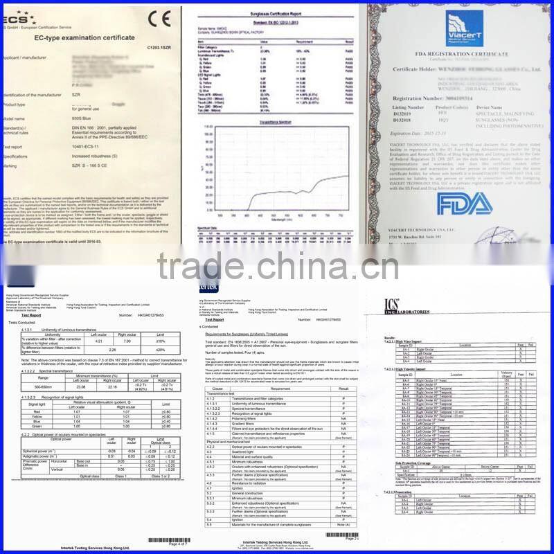 Latest scratch mirrored colorful motocross goggles with CE certified