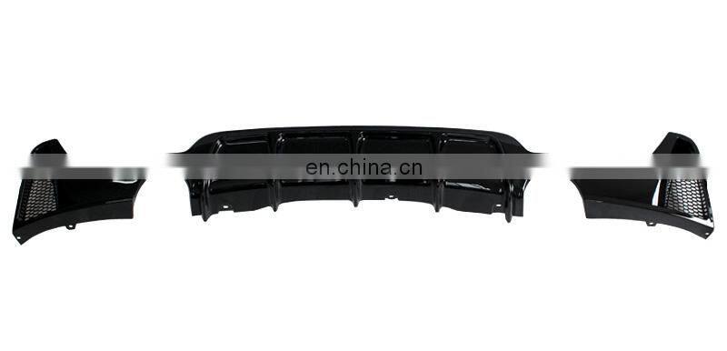 ABS material diffuser Dual tips rear bumper diffuser for BMW 4 series F32 F33 F36 M sport 2014-2019