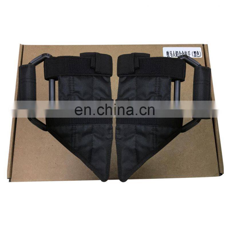 Interior Aluminium Alloy And ABS Front Roll Bar Grab Handle For Jeep For wrangler Black Hard Mount Solid Wild Boar Grab Handle