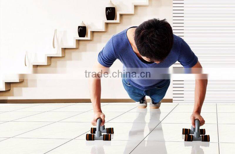 Home Fitness Equipment Push Up Stand Push Up Bar Orange color