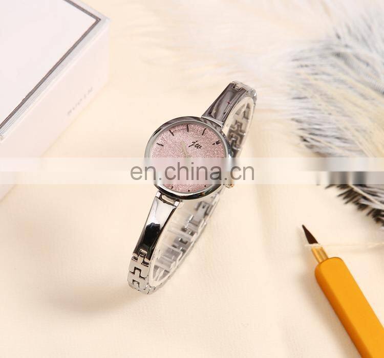 JW 6320 Chinese Lady Hand Watch Stainless Steel Slim Strap Analog Quartz Cheap Charm Women Rose Gold Watches