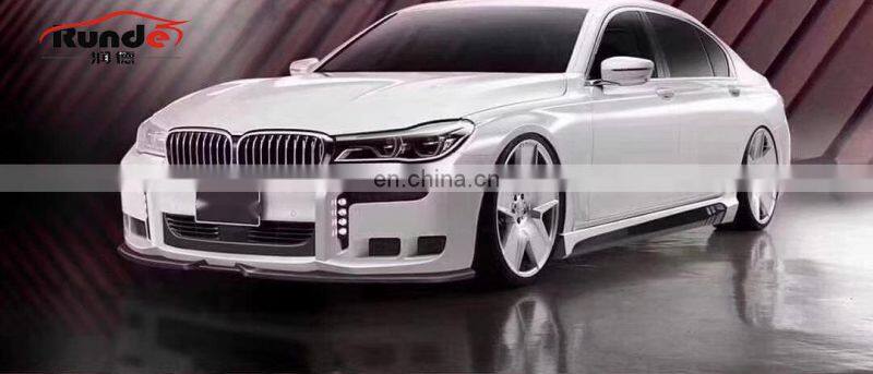 RD WD Style FRP Material Wide Body kits Front Rear Bumper Side Skirts For BMW 7 Series G11 G12 body kit