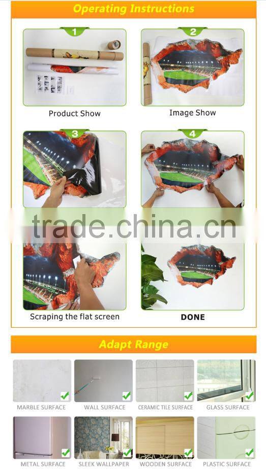 wholesale merry christmas home decro 3d lenticular pics for wall cover