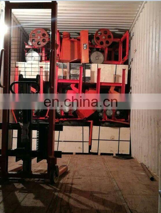Automatic fiber extracting machine /hemp stalk decorticator