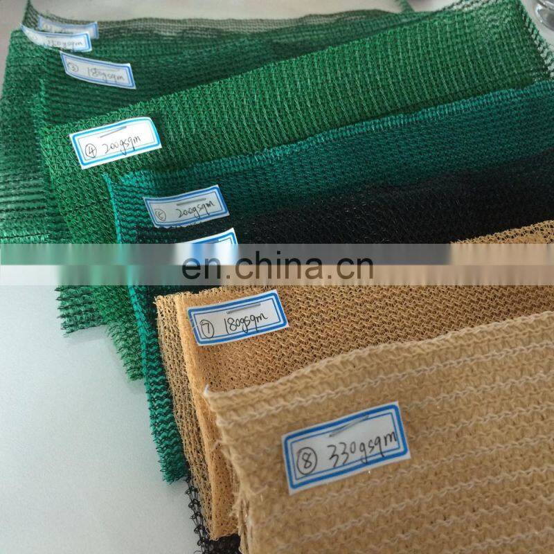 80% shade rate 100gsm dark green shade net