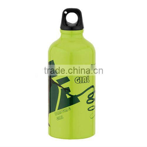 eco aluminum sports water bottles jugs with carabiner