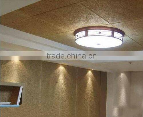 Environmental Friendly Wood wool acoustic panel Wall ceil