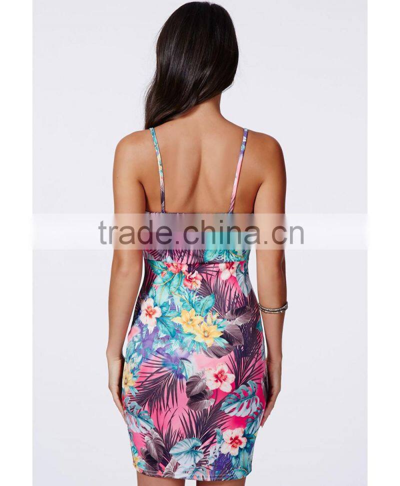 2015 Customized Plus Size sexy beach dress