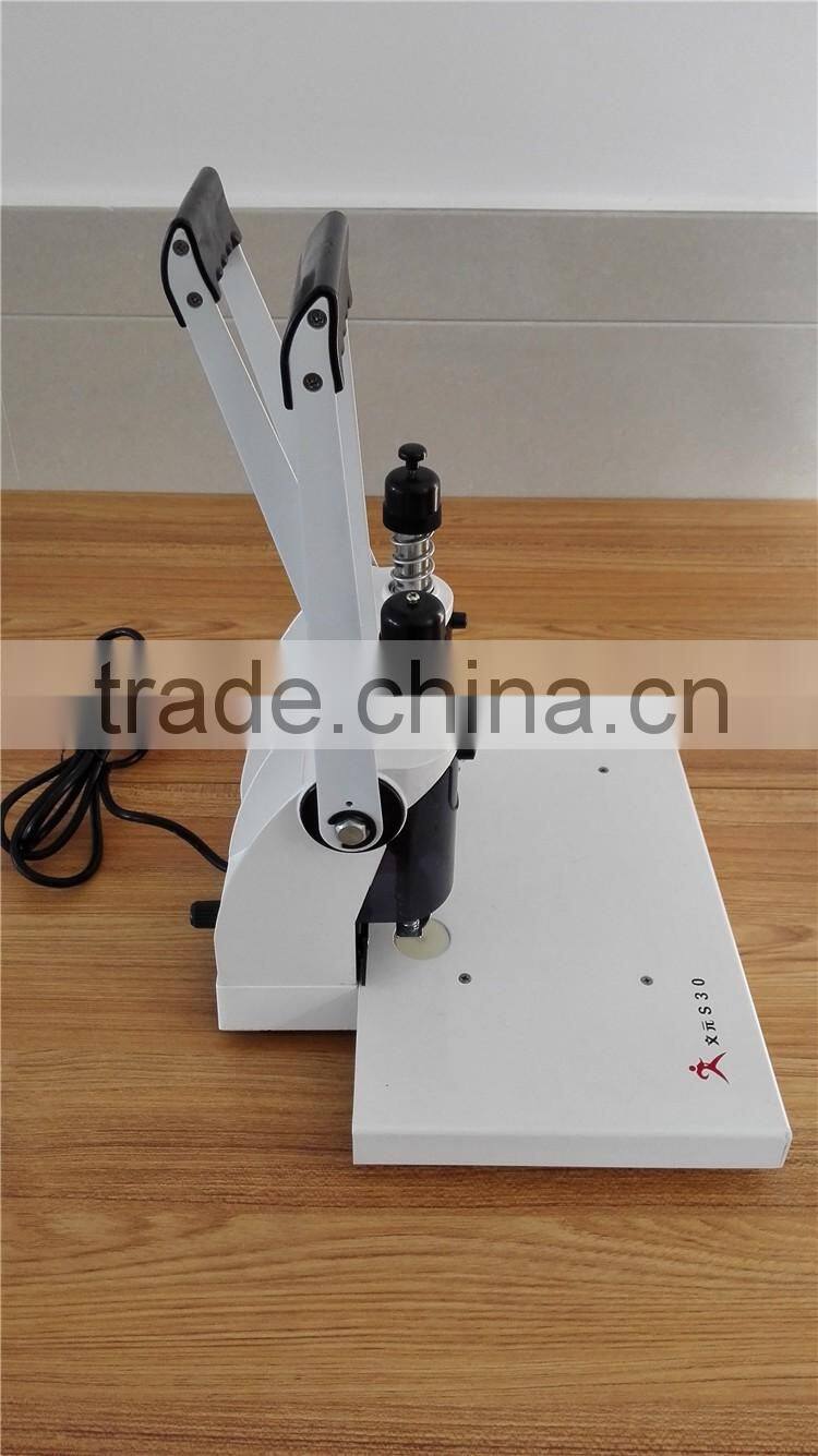 SG-S30 portfolios binder equipment book punching