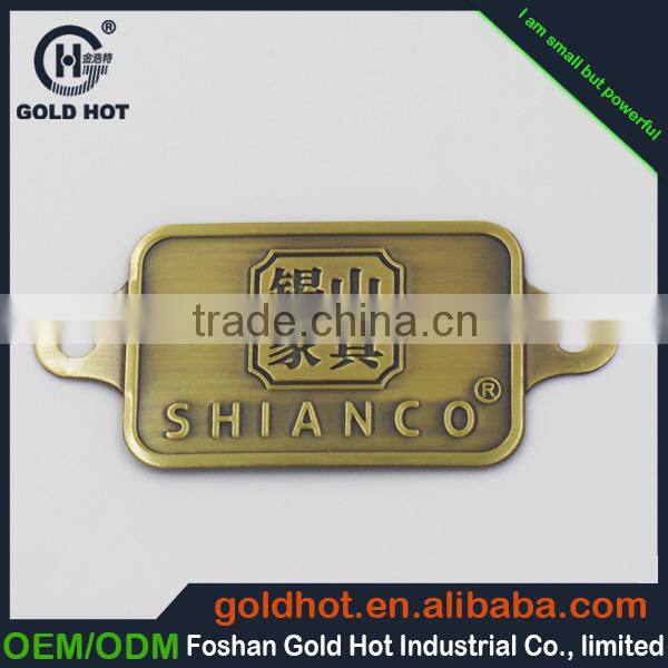 High quality container nameplate name plate for desk