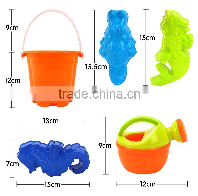 Summer Toy Kids Beach Buckets Mini Sand Beach Toys 10 PCS/Set