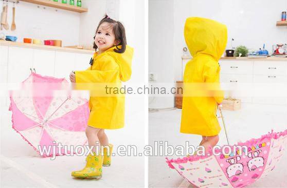 PA waterproof raincoat material ripstop fabric camping tent children raincoat