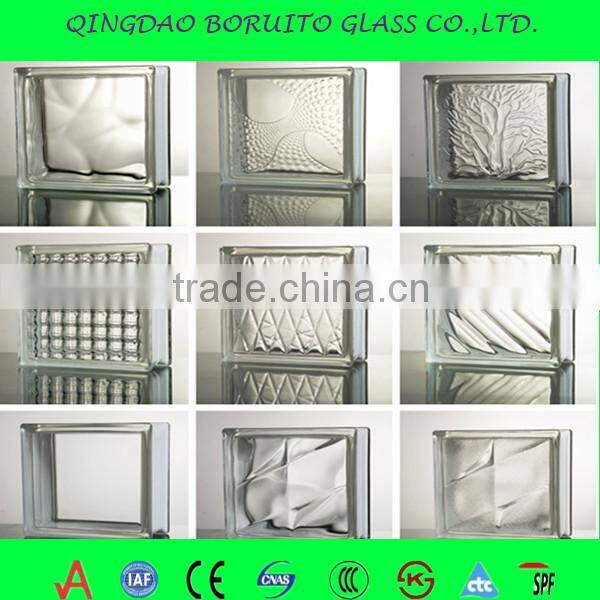 Clear/ Tinted block glass/glass brick (CE&ISO&CCC)