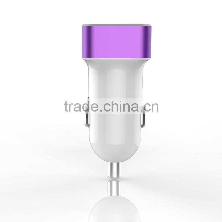 universal travel car charger 5v 2.4a dual usb car charger