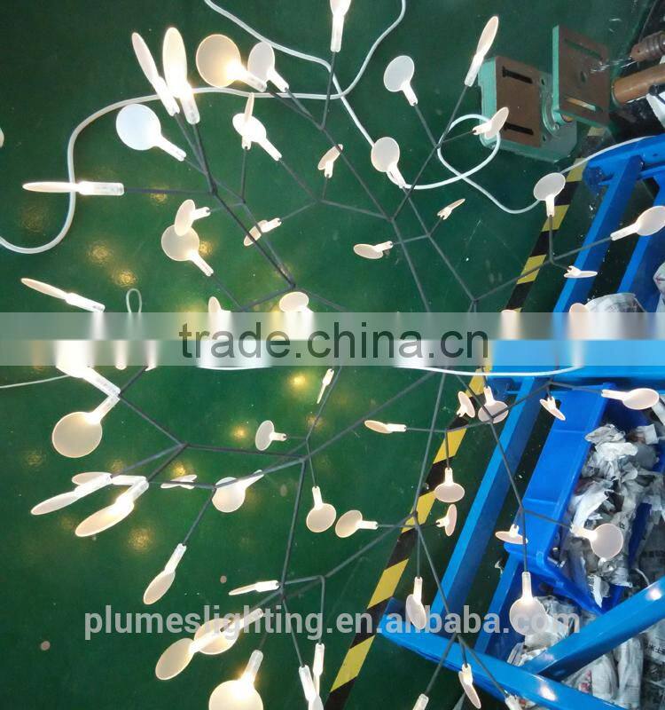 New designed Heracleum Modern stainless steel pendant for hotel project, high level villa, exhibition room and club PLP8245-