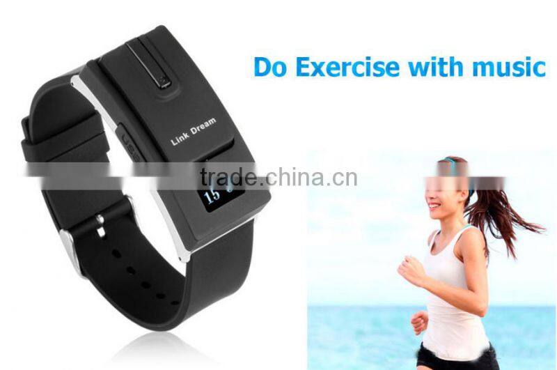 Bluetooth Headset Smart Watch Bracelet DLB-808 Separate Design earphone Call Reminder/Redial/Music Play for Android/ios Smartpho