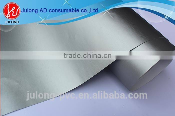 Multifunctional Brush matte chrome car sticker silver car wrap vinyl glossy car stickers with high quality