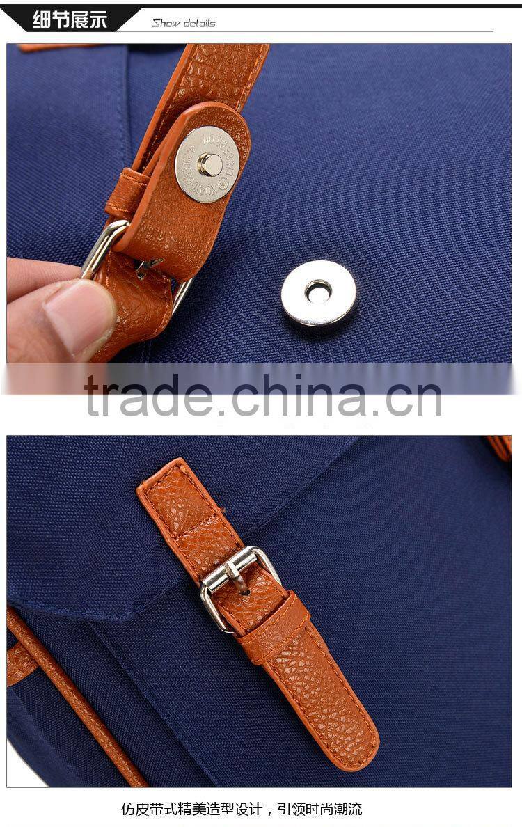 2014 korean style 600D nylon beautiful girl backpack backpack bag