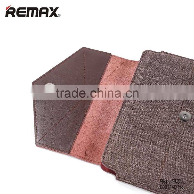 Remax LESHI Series For iPad Pro PU Leather Laptop Sleeve Case Protective Case Bag Cover for iPad Pro TB-0005