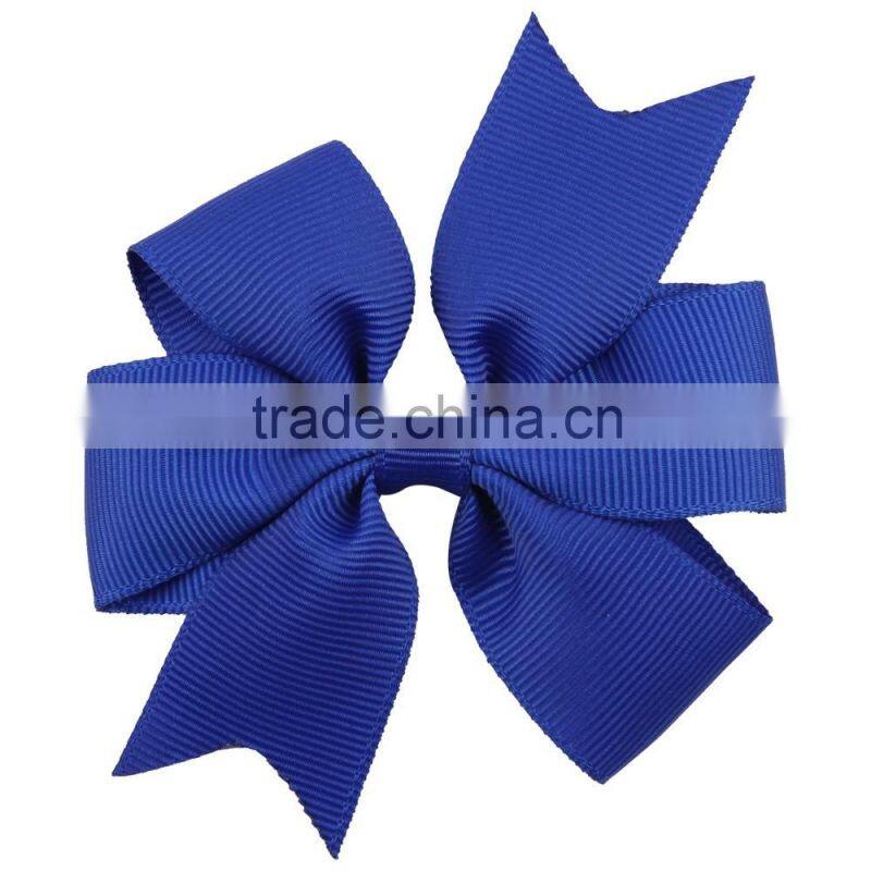 Hot-sales Baby 3 inch pinwheel bow hair Bow small Ribbon Bow Headbands 32 colors many colors girl Hair Bows cb-3633