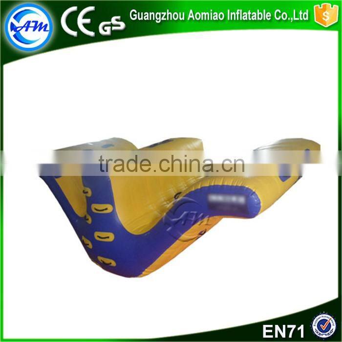 Clearance water double rocker inflatable seasaw for game