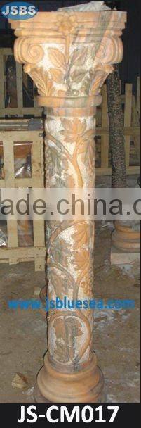 Polished Marble Column Statue
