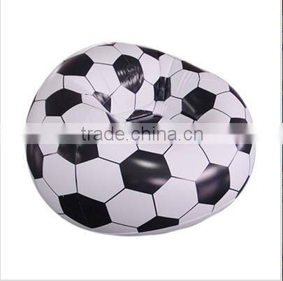 6Pphthalate free pvc inflatable football sofa chairs for adults
