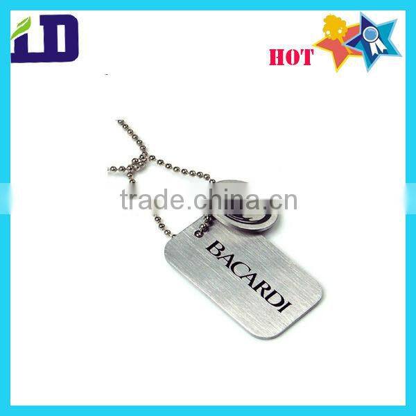personalized bulk dog tag with bead chain