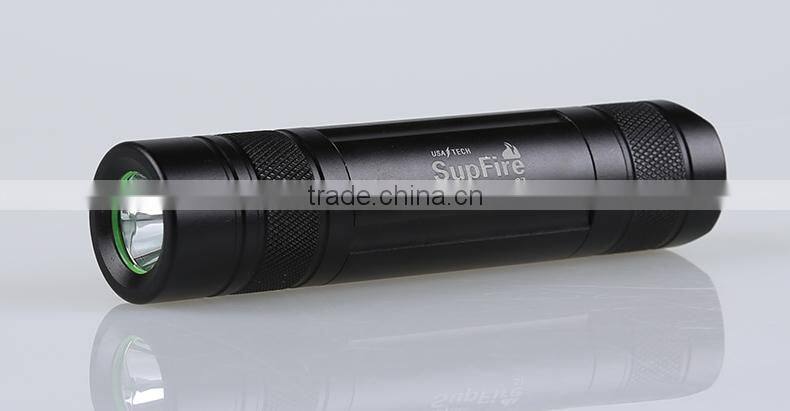 Led Flashlight Use 18650 Lithium BAttery & AAA Battery