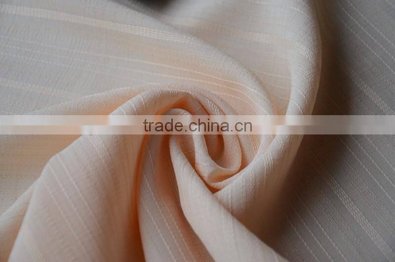 wujiang supplier polyester stripe fabric for women sexy wear